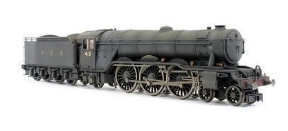 Pre-Owned Class A3 4-6-2 No. 45 "Lemberg" LNER Wartime Black Steam Locomotive - DCC Fitted - Custom Weathered
