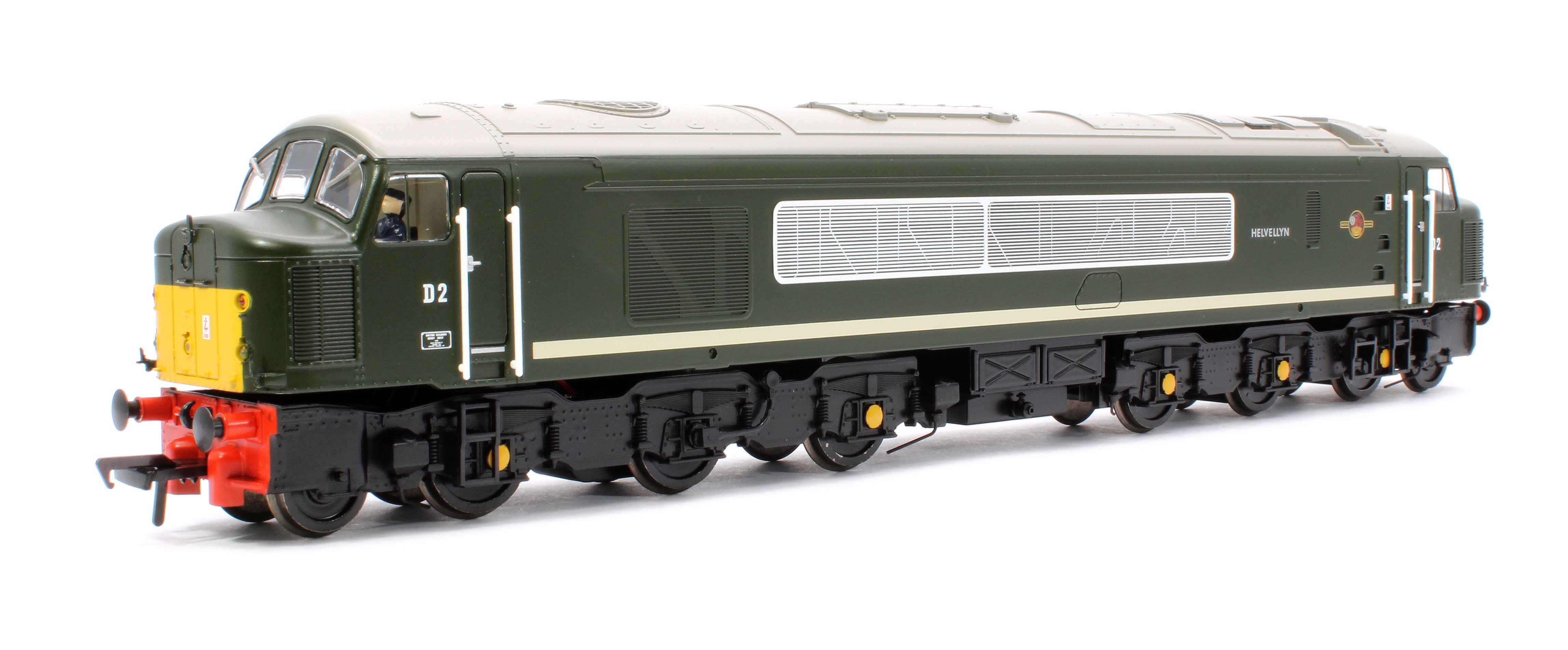 Bachmann Class 44 Disc Headcode D2 'Helvellyn' BR Green (Small Yellow ...