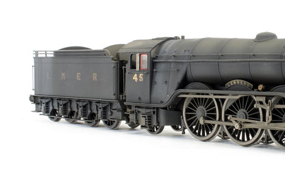 Pre-Owned Class A3 4-6-2 No. 45 "Lemberg" LNER Wartime Black Steam Locomotive - DCC Fitted - Custom Weathered