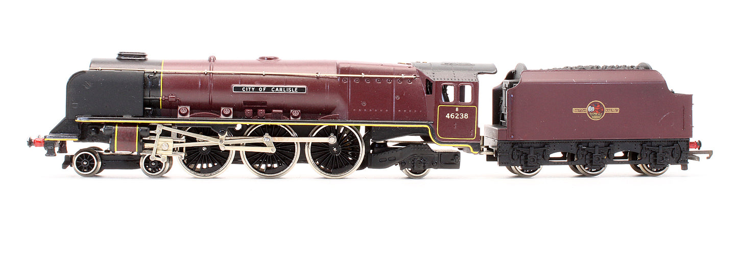 Pre-Owned W2226AM2 BR Maroon 4-6-2 'City Of Carlisle' 46238 Steam Locomotive (5 Pole)