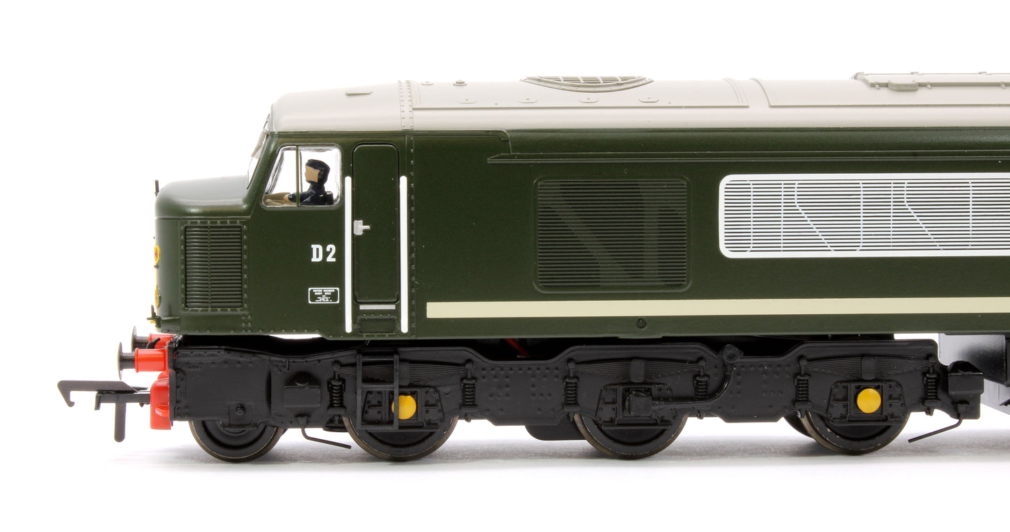 Class 44 Disc Headcode D2 'Helvellyn' BR Green (Small Yellow Panels) Diesel Locomotive - DCC Sound