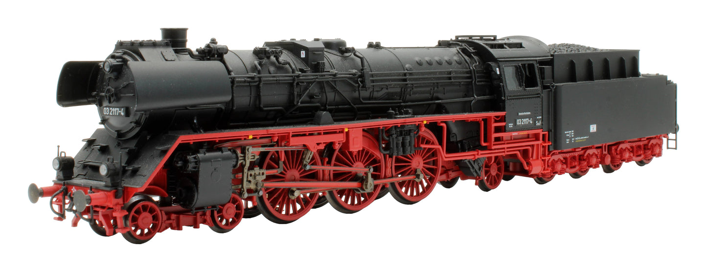 Pre-Owned 73014 DR Class BR 03 '03 2117-4' Black/Red Reko Steam Locomotive