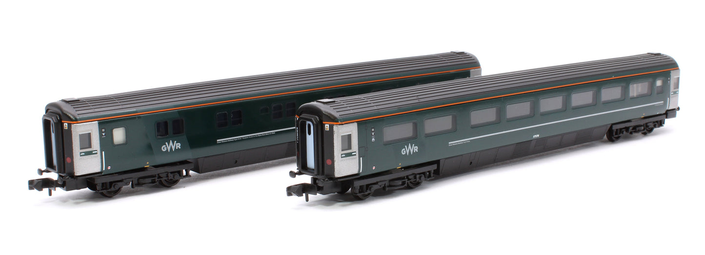 Pre-Owned BR Mk3 'Night Riviera' 2-Coach Pack GWR Green (FirstGroup)  No.10532 & No.17174 - Pack A