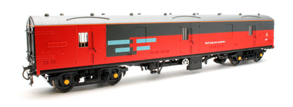 Mk1 General Utility Van (GUV) Rail express systems red/grey NOX (Commonwealth)