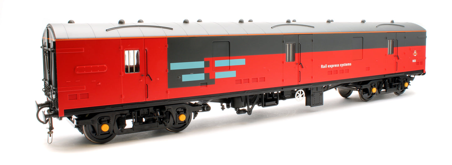 Mk1 General Utility Van (GUV) Rail express systems red/grey NOX (Commonwealth)