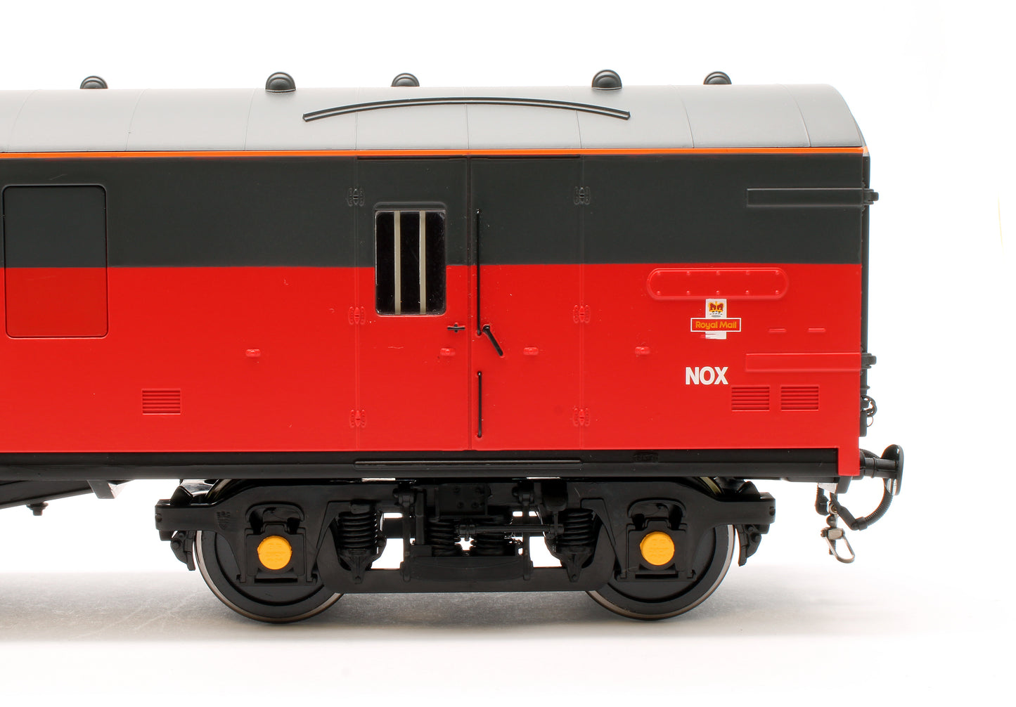 Mk1 General Utility Van (GUV) Rail express systems red/grey NOX (Commonwealth)