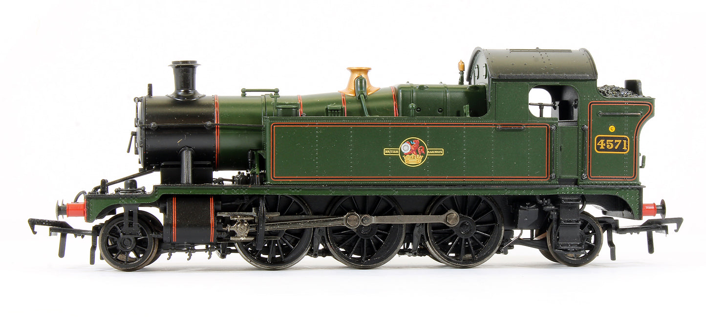 Pre-Owned Class 45XX Prairie Tank 4571 BR Green Late Crest Steam Locomotive