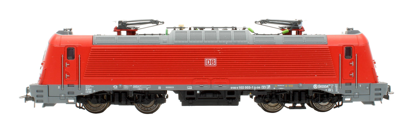 Pre-Owned 22195 DB AG Class BR 102 '102 003-1' Traffic Red Electric Locomotive - DCC Sound