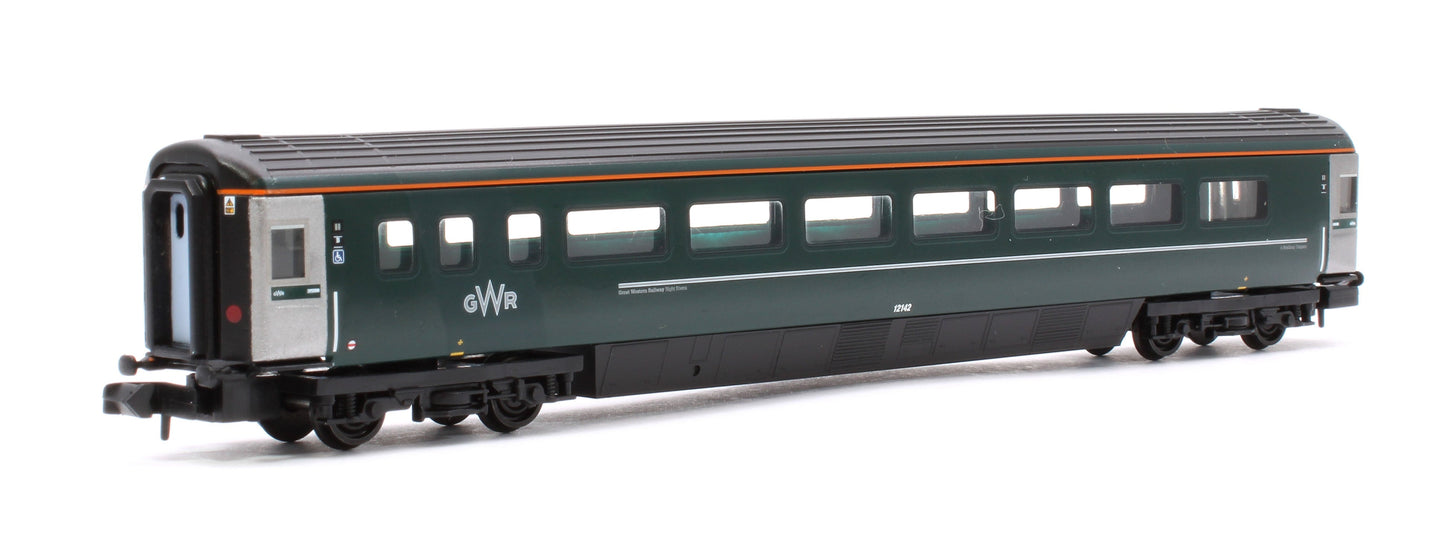Pre-Owned 374-997A BR Mk3 'Night Riviera' 2-Coach Pack GWR Green (FirstGroup) No.10584 & No.12142 - Pack B