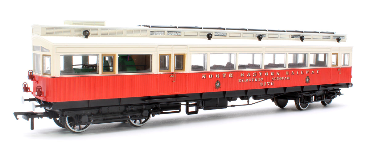 North Eastern Railway Electric Autocar No.3170 Red/Cream (1904-23)