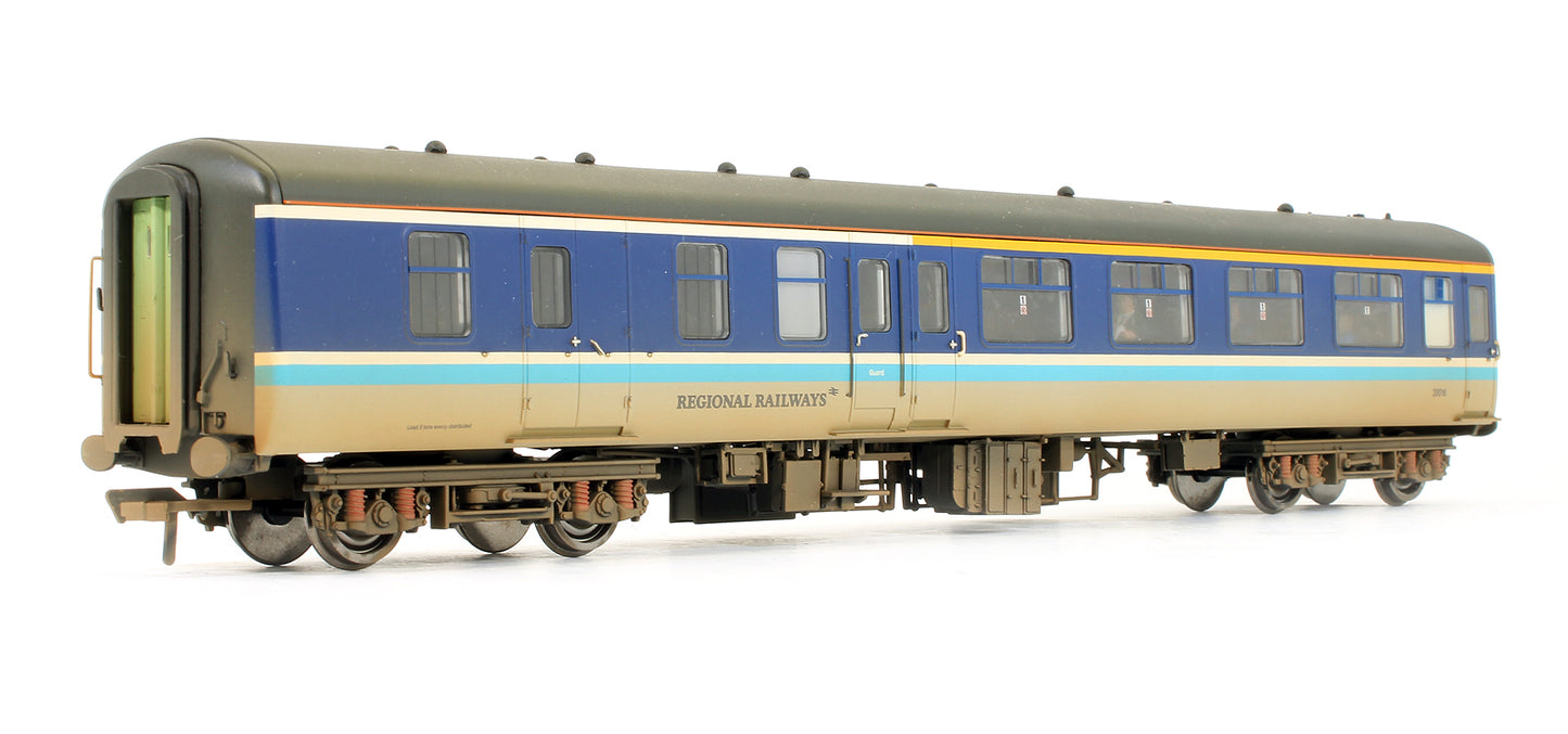 Pre-Owned BR MK2A BFK Brake First Corridor BR Regional Railways Coach 35516 Weathered (with fitted passengers)