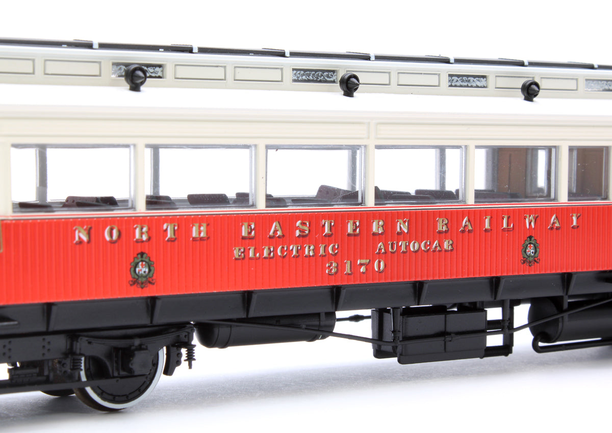 North Eastern Railway Electric Autocar No.3170 Red/Cream (1904-23)