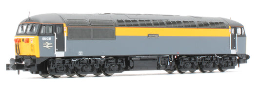 GM2210702 Class 56 031 'Merehead' BR Dutch Grey/Yellow Diesel Locomotive