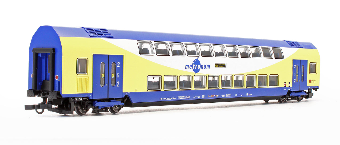 Pre-Owned 6210105 Set Of 3 Metronom Bi-Level Passenger Coaches