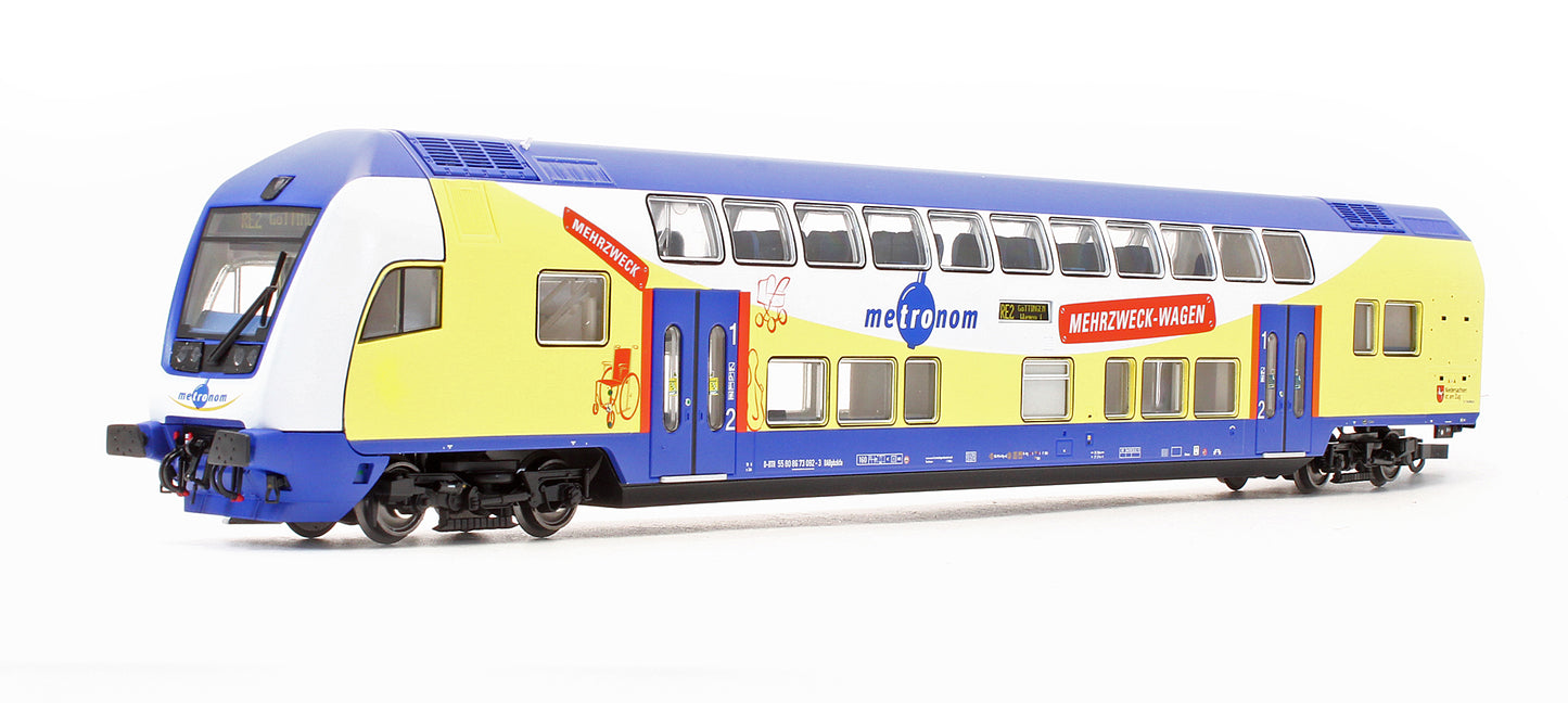 Pre-Owned 6210105 Set Of 3 Metronom Bi-Level Passenger Coaches