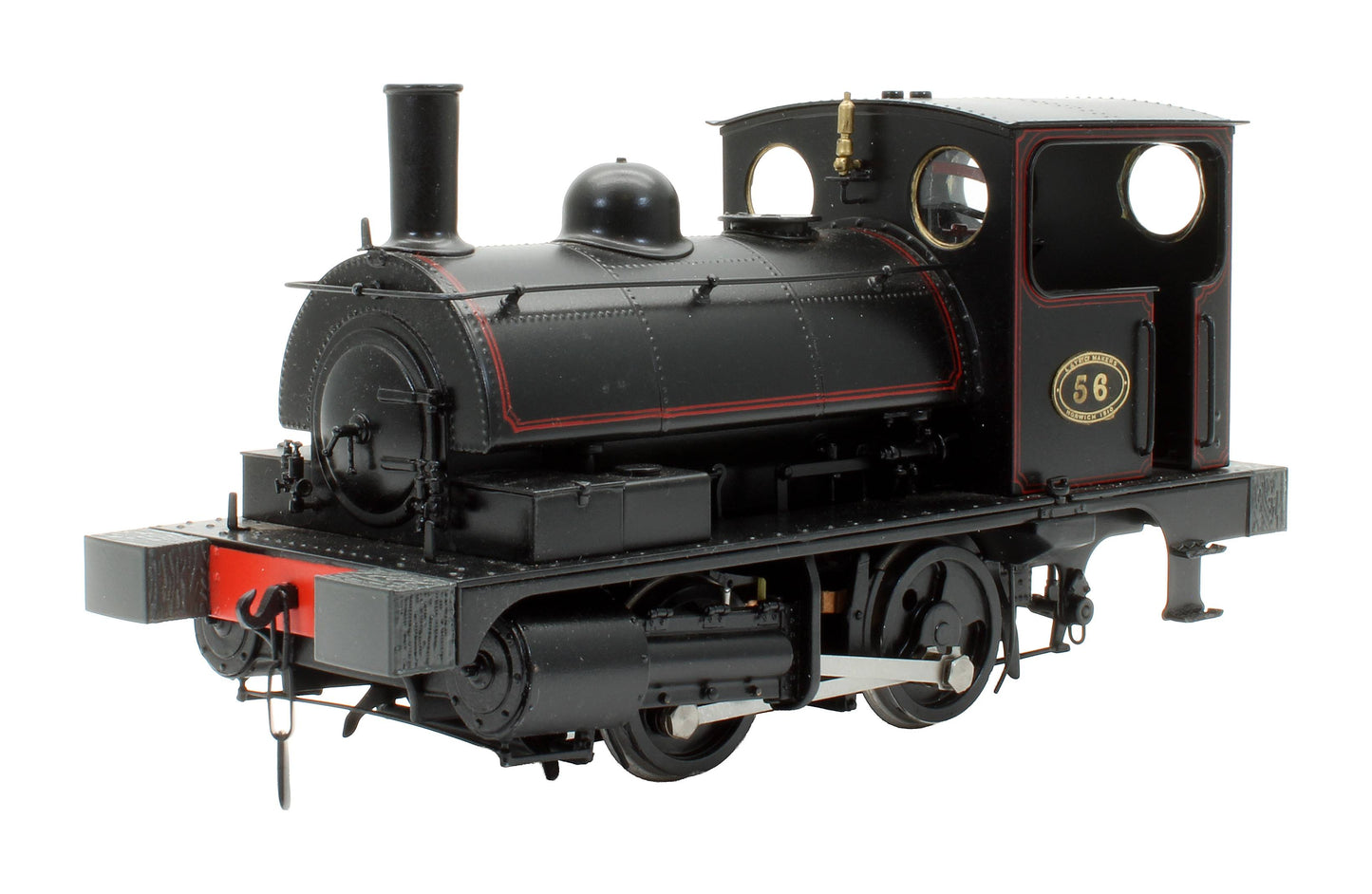Pre-Owned L&Y Lined Black Pug 0-4-0ST No '56'