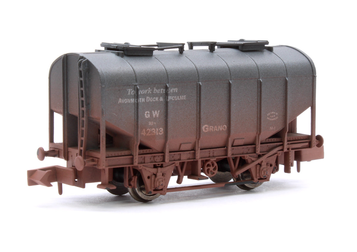 Bulk Grain Hopper GWR Avonmouth 42313 - Weathered