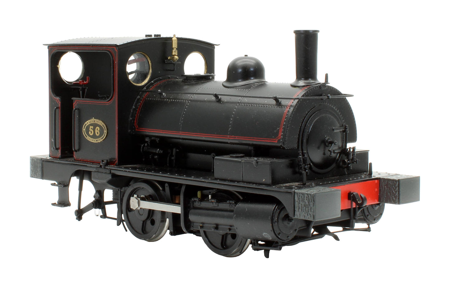 Pre-Owned L&Y Lined Black Pug 0-4-0ST No '56'