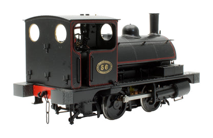 Pre-Owned L&Y Lined Black Pug 0-4-0ST No '56'