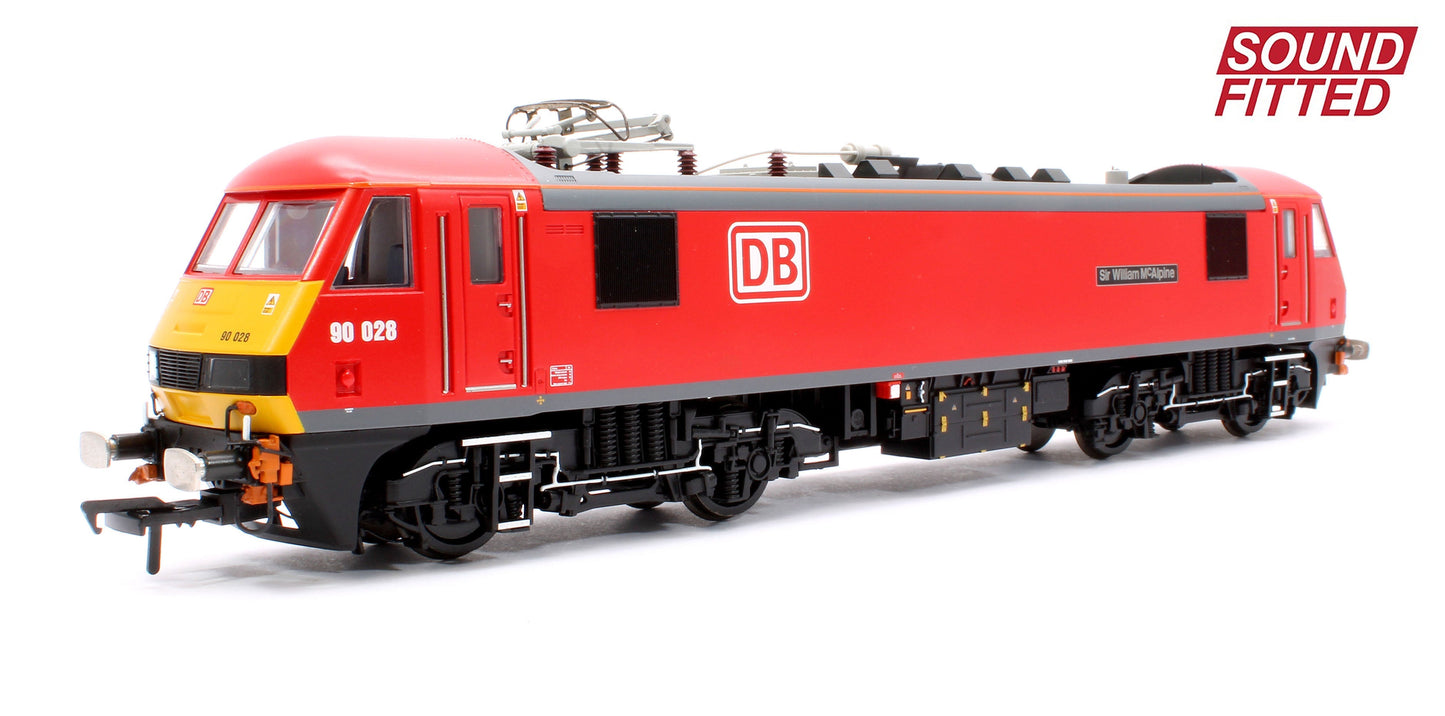 Pre-Owned 32-616KSF Class 90 90028 ‘Sir William McAlpine’ DB Cargo Diesel Locomotive - DCC Sound
