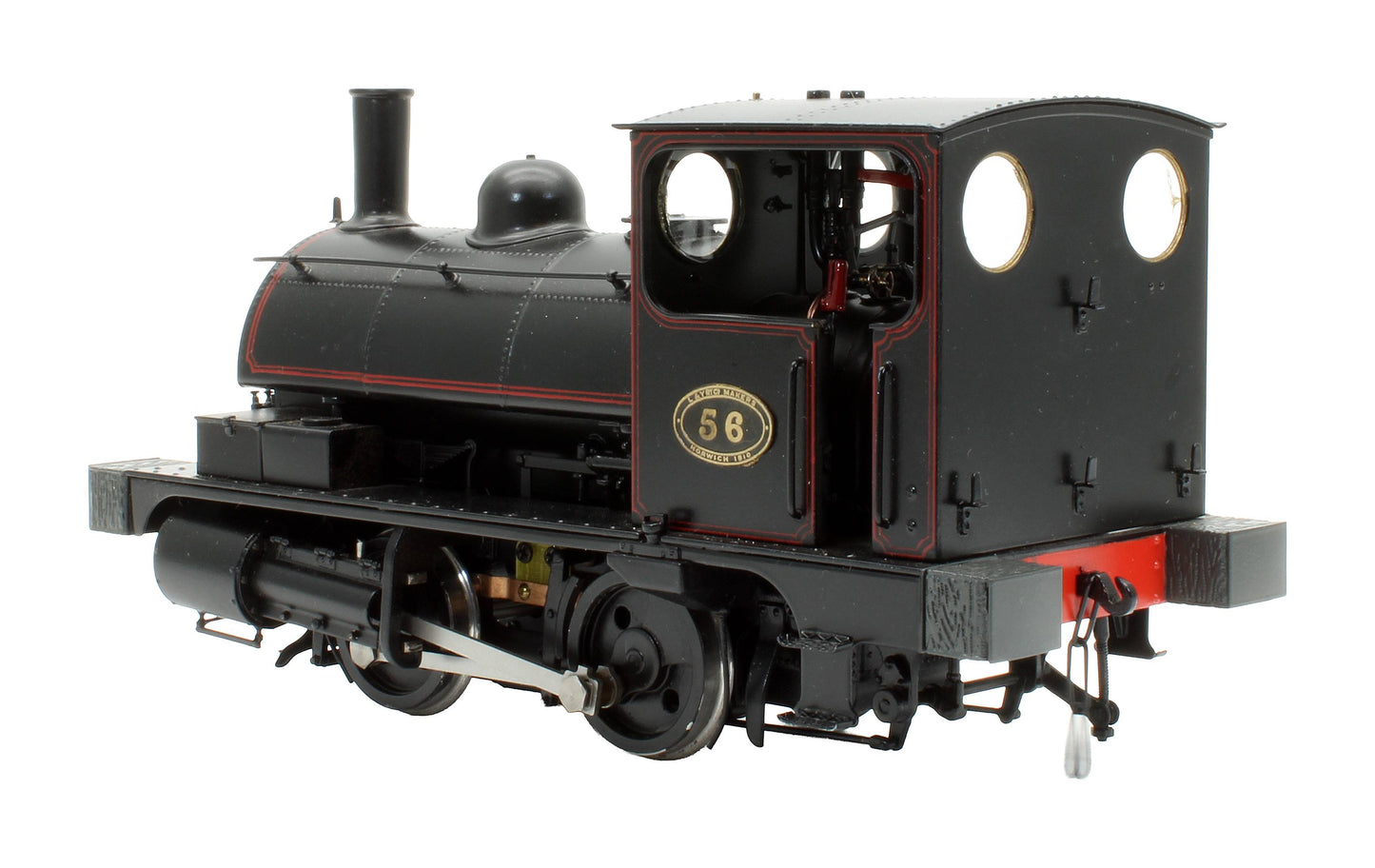 Pre-Owned L&Y Lined Black Pug 0-4-0ST No '56'