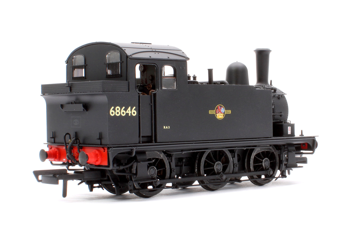 BR Class J68 'Buckjumper' BR Black Late Crest 0-6-0 Tank Locomotive No.68646 (DCC Sound)