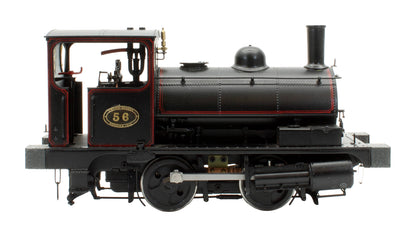Pre-Owned L&Y Lined Black Pug 0-4-0ST No '56'