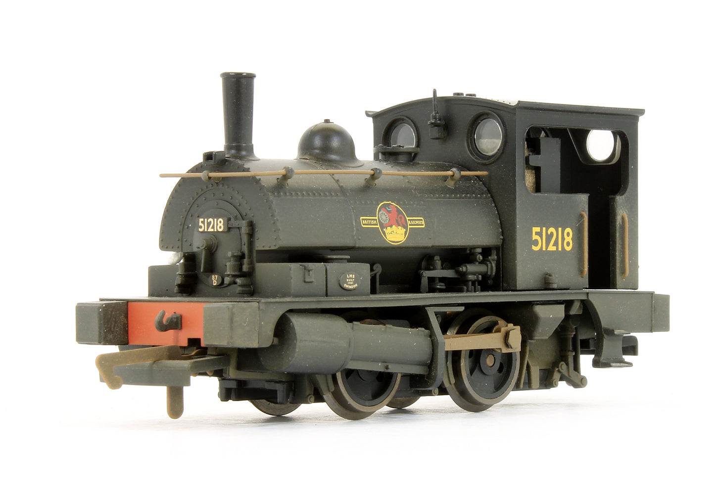 Pre-Owned BR 0-4-0ST Pug '51218' Steam Locomotive - Weathered