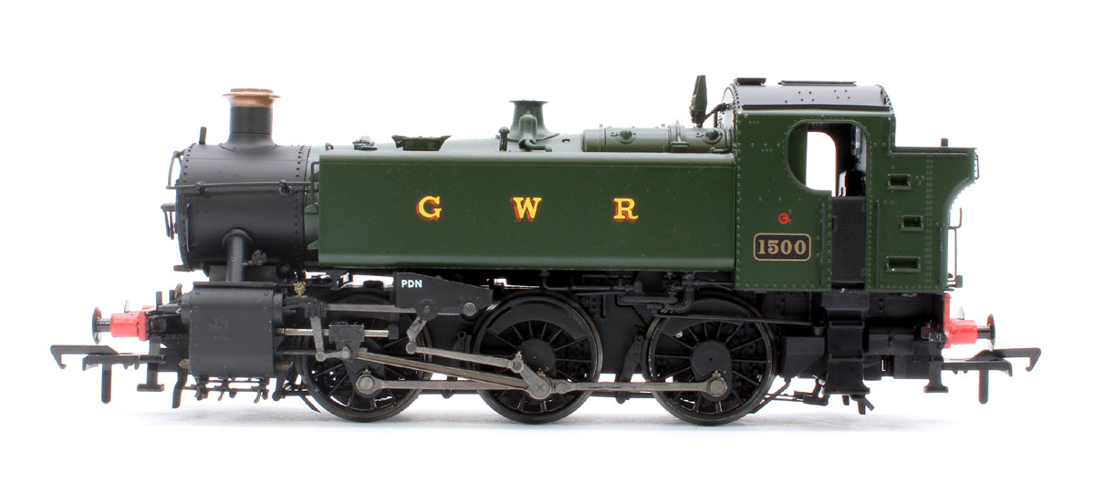 GWR 15xx Pannier Tank - No.1500 Green - Steam Tank Locomotive