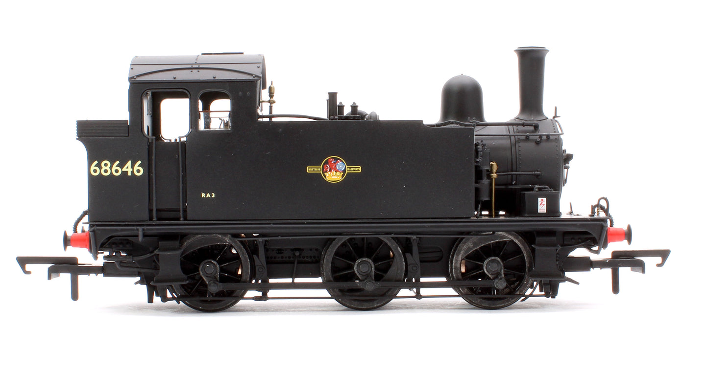 BR Class J68 'Buckjumper' BR Black Late Crest 0-6-0 Tank Locomotive No.68646