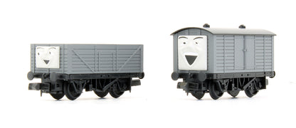 Pre-Owned 93802 Thomas The Tank Engine & Friends James The Red Engine & Two Trucks