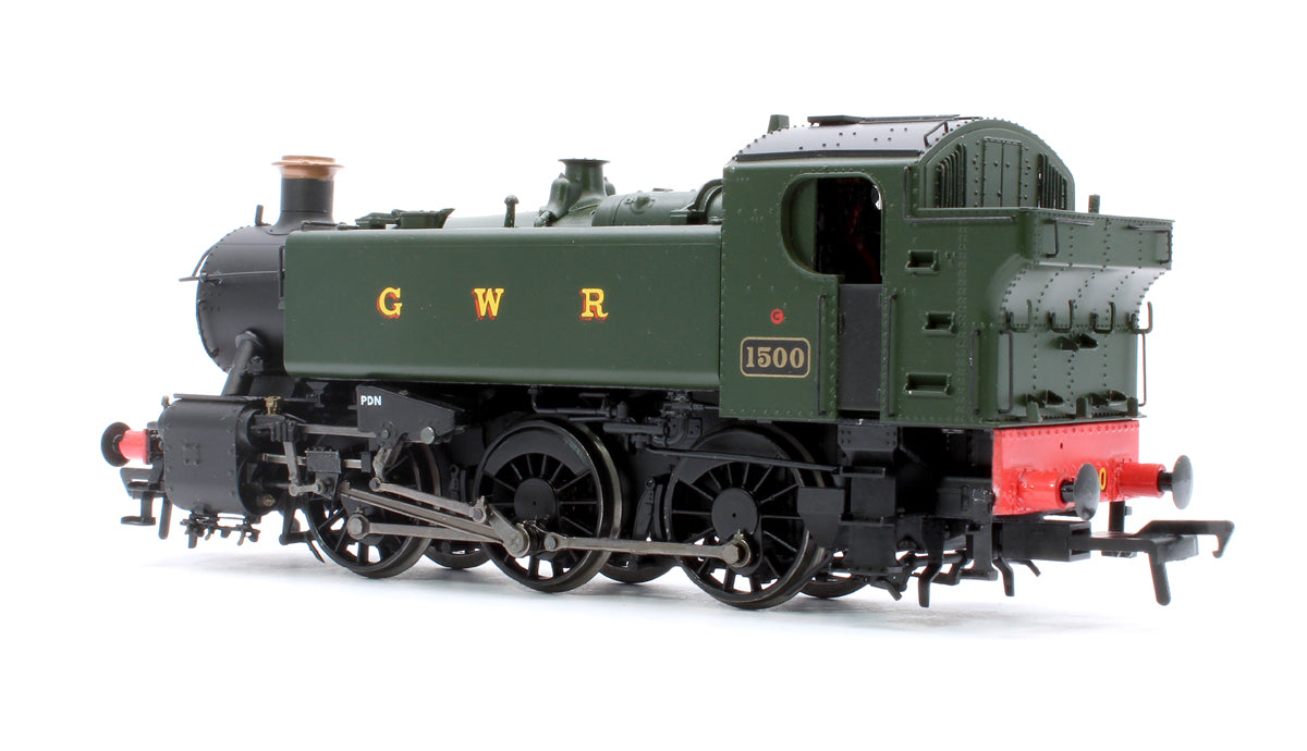 GWR 15xx Pannier Tank - No.1500 Green - Steam Tank Locomotive
