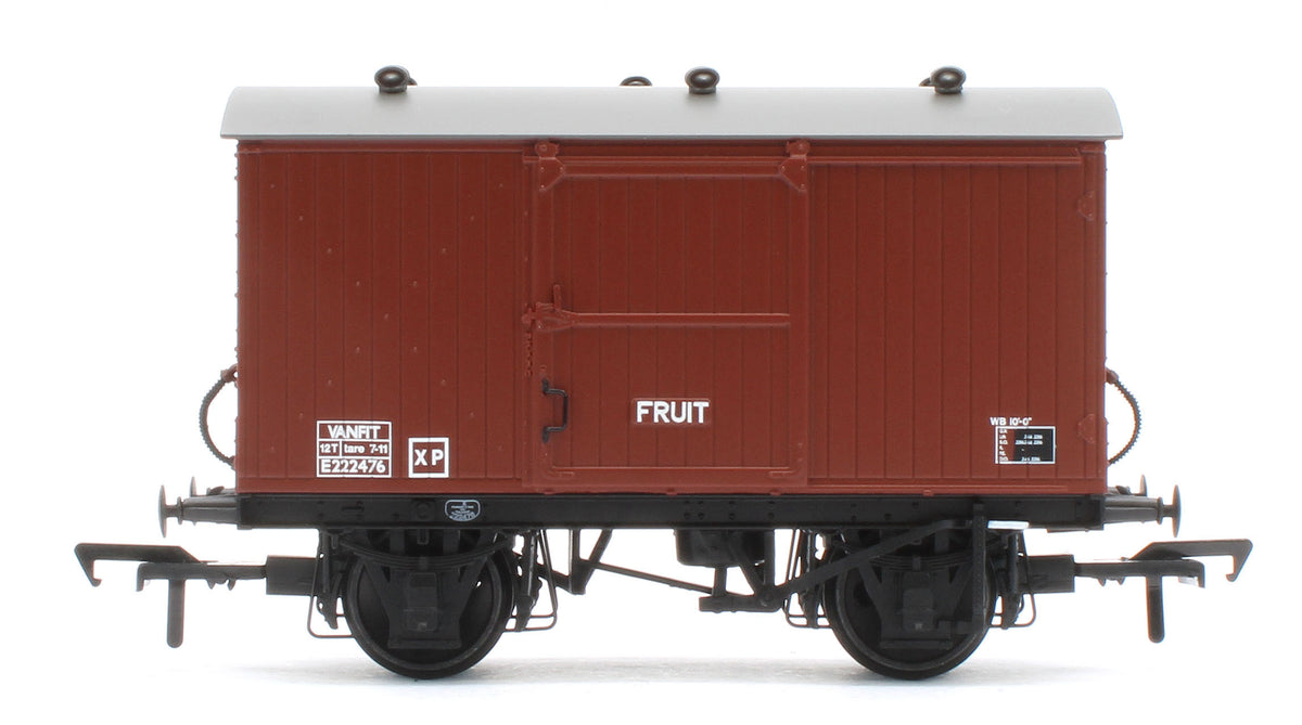 38-386A LNER 12T Ventilated Fruit Van BR Bauxite (Late) No.E222476