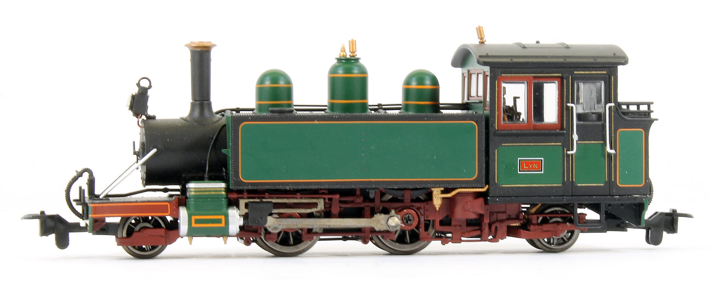 Pre-Owned Lynton & Barnstaple Baldwin 2-4-2T L&BR Dark Green Lyn (1906-22) Steam Locomotive