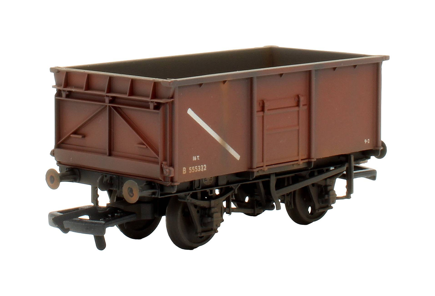 Pre-Owned 37-256 16T Mineral Wagon BR Bauxite 'B555332' - Custom Weathered