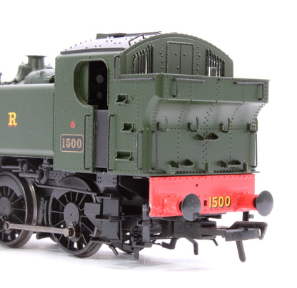 GWR 15xx Pannier Tank - No.1500 Green - Steam Tank Locomotive