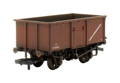 Pre-Owned 37-256 16T Mineral Wagon BR Bauxite 'B555332' - Custom Weathered