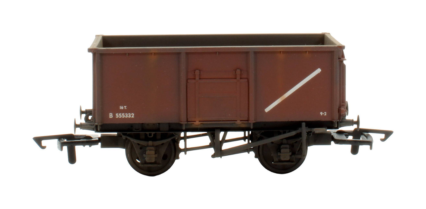 Pre-Owned 37-256 16T Mineral Wagon BR Bauxite 'B555332' - Custom Weathered