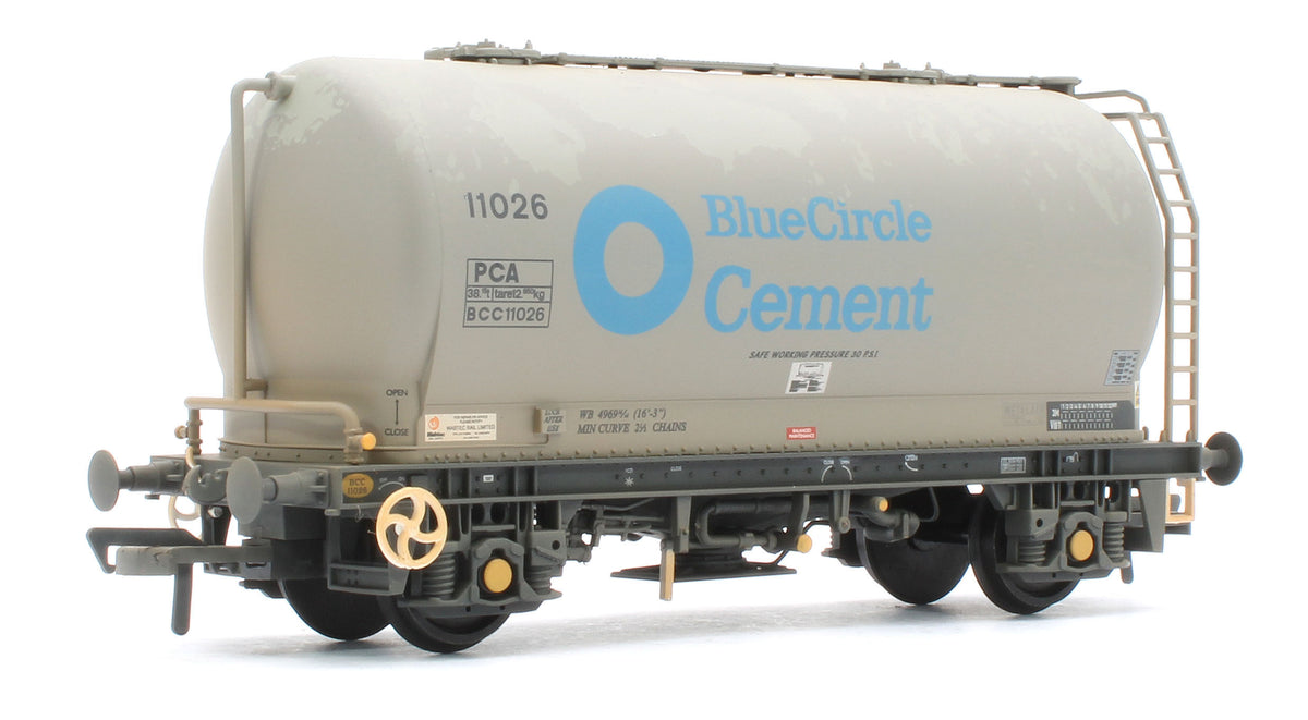 38-650B PCA Metalair Bulk Powder Wagon 'Blue Circle Cement' Grey No.11026 - Weathered