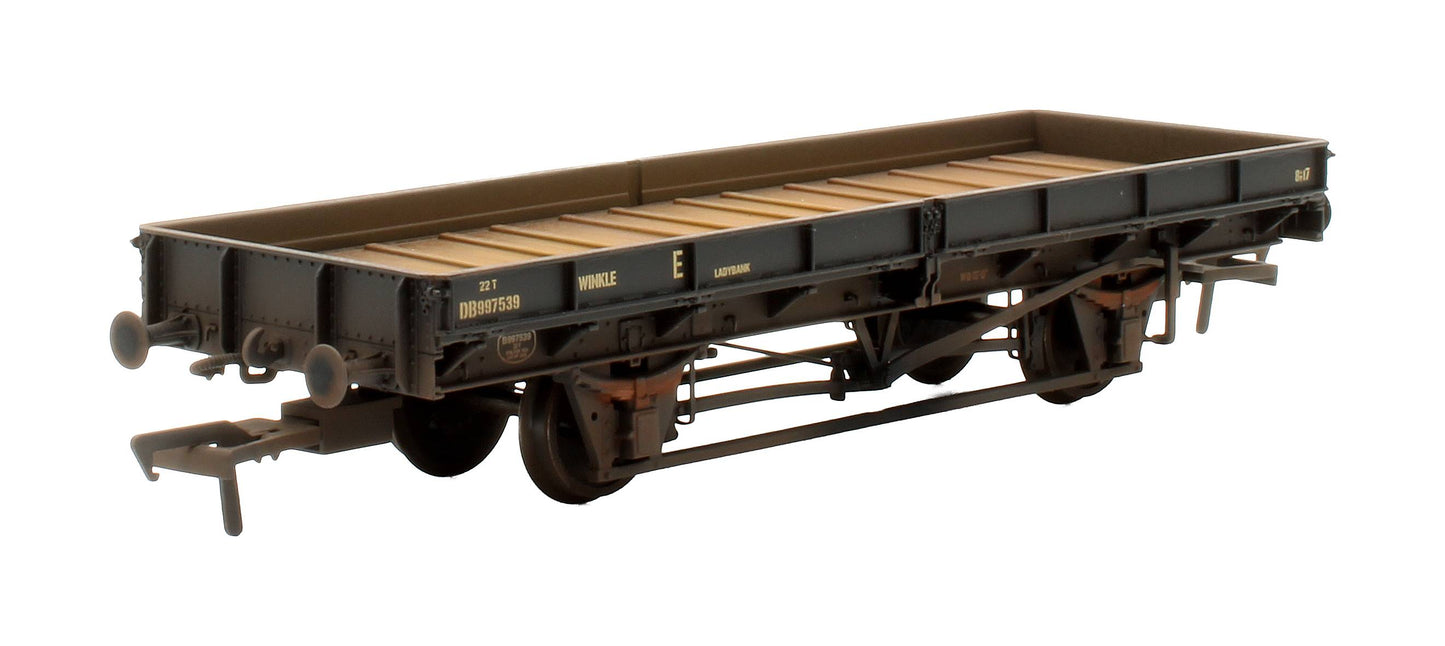 Pre-Owned 38-852Z BR Winkle Wagon Engineers Dept Black 'DB9975397' - Custom Weathered