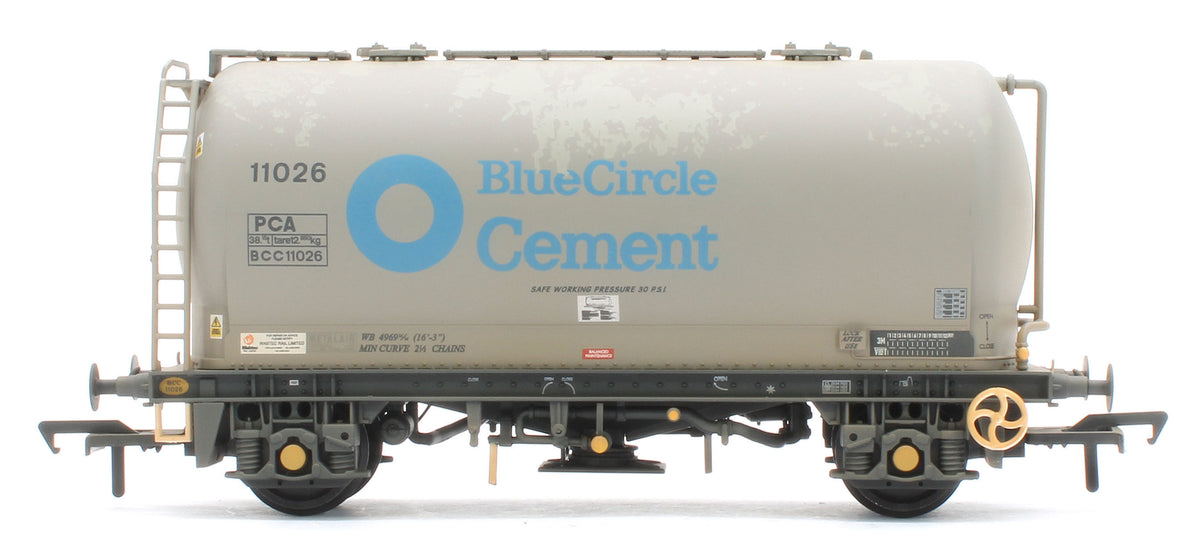 38-650B PCA Metalair Bulk Powder Wagon 'Blue Circle Cement' Grey No.11026 - Weathered