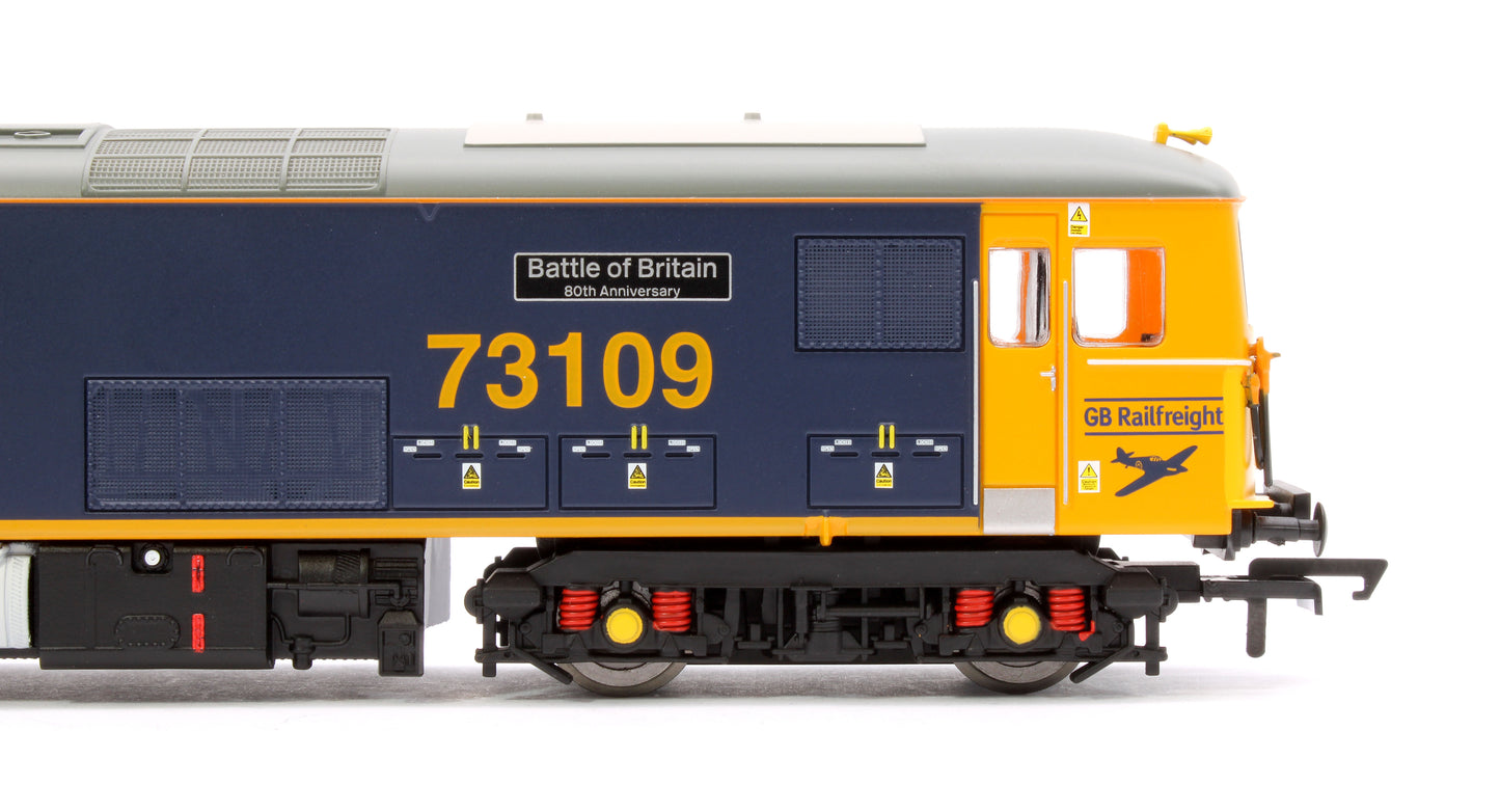 Railroad Plus Class 73, Bo-Bo, 73109 'Battle of Britain' GB Railfreight Electro Diesel Locomotive - Triplex Sound Fitted