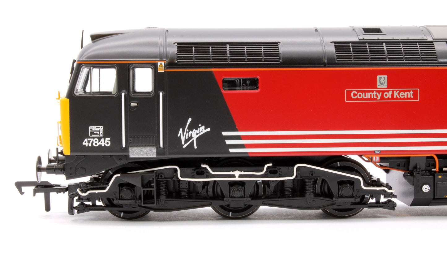 Pre-Owned Class 47/4 47845 'County of Kent' Virgin Trains (Original) Diesel Locomotive - DCC Sound