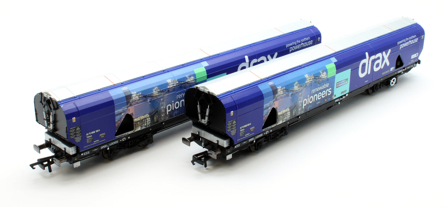 Pre-Owned Drax Biomass Wagon Pack, 83700698083-8 & 83700698158-8