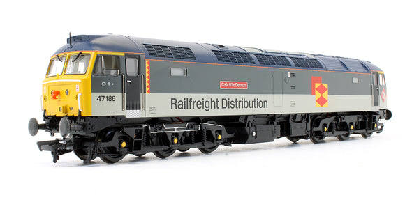 Pre-Owned Class 47186 'Catcliffe Demon' Railfreight Distribution Diesel Locomotive (Renamed & Numbered)