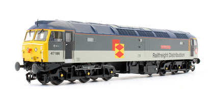 Pre-Owned Class 47186 'Catcliffe Demon' Railfreight Distribution Diesel Locomotive (Renamed & Numbered)