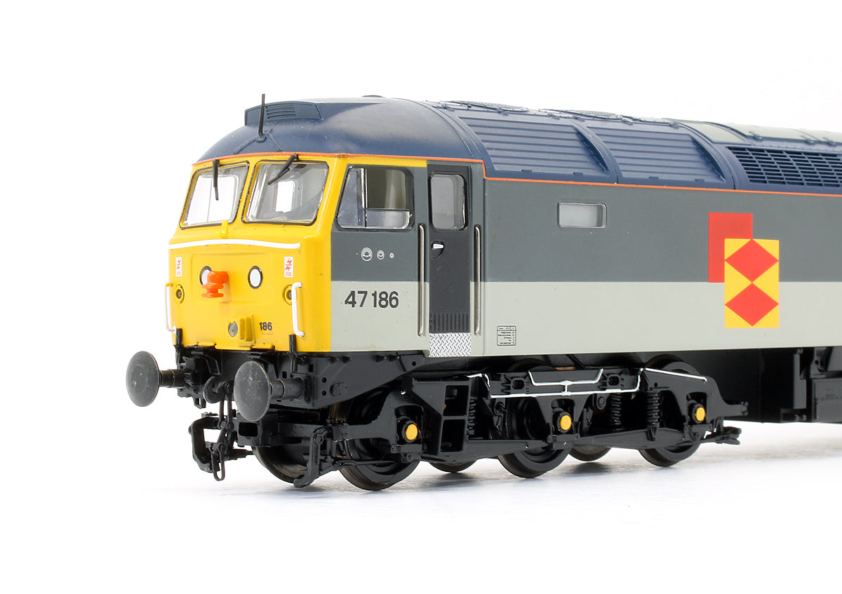 Pre-Owned Class 47186 'Catcliffe Demon' Railfreight Distribution Diesel Locomotive (Renamed & Numbered)