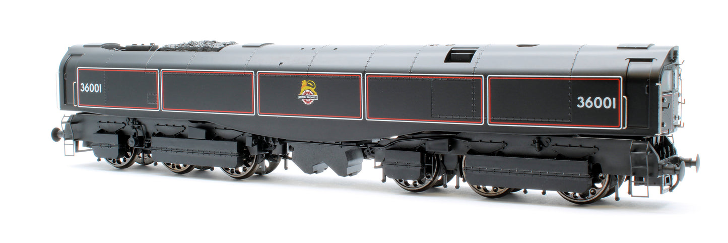 SR Bulleid "The Leader" BR Black (Early Crest) 0-6-6-0 Articulated Steam Locomotive - DCC Fitted