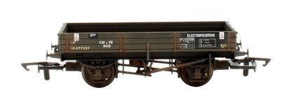Pre-Owned 37-931 3 Plank Wagon BR Departmental Olive Green 'M477207' - Custom Weathered