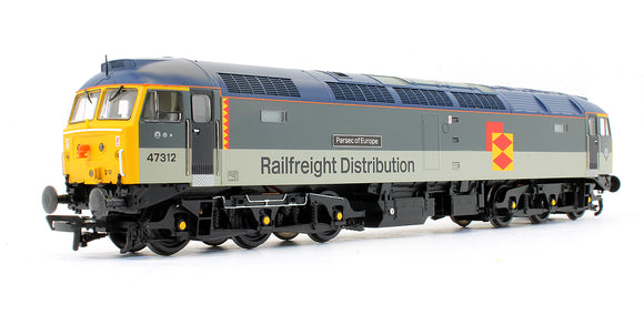 Pre-Owned Class 47186 'Parsec Of Europe' Railfreight Distribution Diesel Locomotive (Renamed & Numbered)